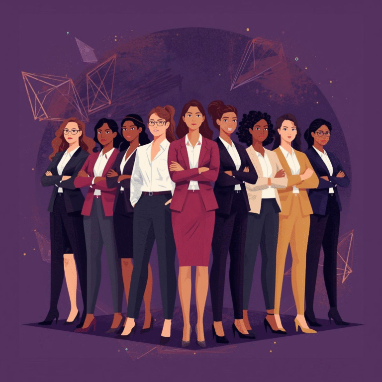 women in leadership group of women